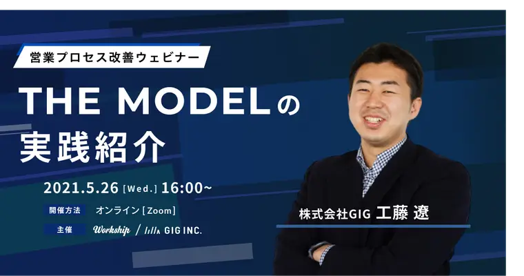 THE MODELの実践紹介｜営業プロセス改善ウェビナー【Workship主催】