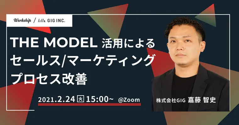 THE MODEL活用によるセールス・マーケティングプロセス改善【Workship主催】